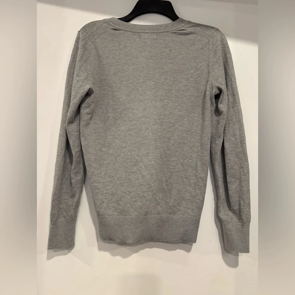 Quince Cotton Cashmere V Neck Sweater Size XS - Picture 3 of 4